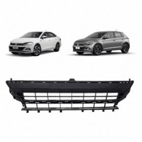 Moldura Para-Choque Central Polovirtus Com Friso Cromado