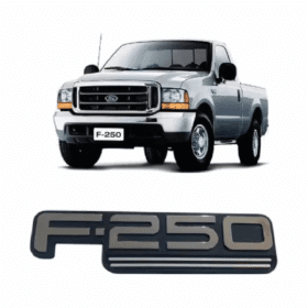 Emblema F250 Pick-Up Acima Cromado 1999