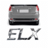 Emblema Fiat Elx Cromado Traseiro