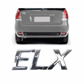 Emblema Fiat Elx Cromado Traseiro