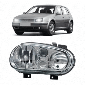 Farol Golf 1999 2006 Cromado Direito