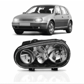 Farol Golf 1999 2006 Mascara Negra Esquerdo