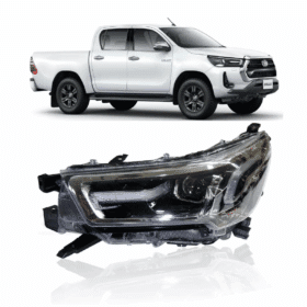 Farol Hilux Com Led Bap 2020 2021 Esquerdo