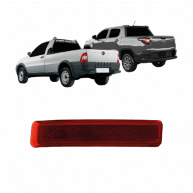 Refletor Traseiro Strada A 2004 2005 2006 2007 Esquerdo