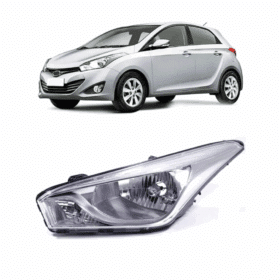 Farol Hb20 Cromado 2013 2014 2015 2016 2017 2018 Esquerdo