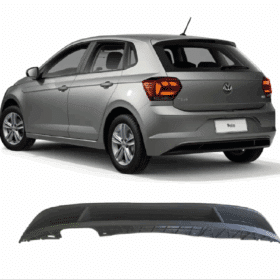 Spoiler Traseiro Polo Hatch 2018 2019 2020 2021 2022