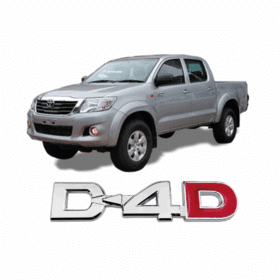 Emblema Sw4 Hilux Cromado Traseiro 2005 2006 2007 2008