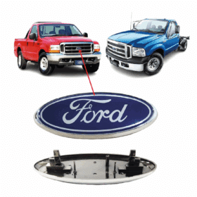 Emblema Grade F250 Cromado 2006 2007 2008 2009 2010 2011