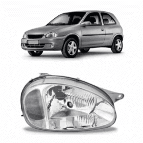 Farol Cors Com Cinza 2000 2001 2002 2003 2004 Esquerdo