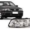 Farol Cromado Golf 1999 2000 2001 2002 2003 Esquerdo