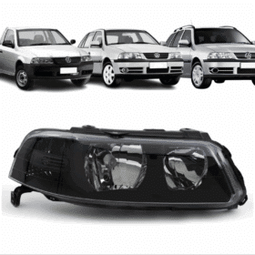 Farol Gol G3 Lente Direitoa Duplo Mascara Negra