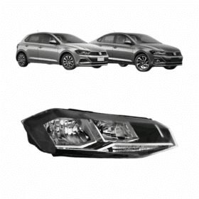 Farol Polo Mascara Negra Friso Cinza 2020 Direito