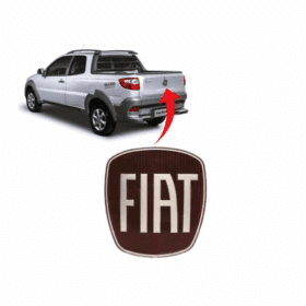 Emblema Fechamento Strada Injetado Acrilico 2012 2013 2014