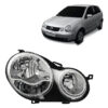 Farol Cromado Polo Te 2002 2003 2004 2005 2006 Direito