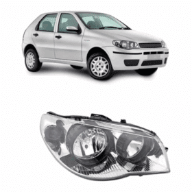 Farol Palio Sapao Crom Canh Preto Direito