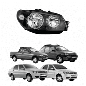 Farol Palio Sapao Todo Preto 2004 2005 2006 2007 Direito