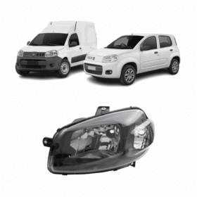 Farol Uno Vivace Mascara Negrrteb 2011 Esquerdo