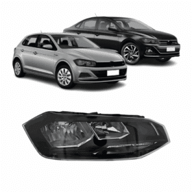 Farol Polo Virtus Friso Preto 2018 2019 2020 2021 Direito