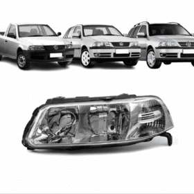 Farol Gol G3 Duplo Cromado Esquerdo