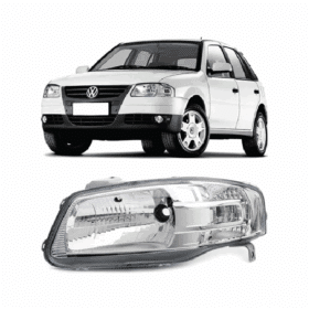Farol Gol G4 Cromado 2006 2007 2008 2009 2010 Esquerdo