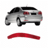 Refletor Polo Sedan Traseiro 2012 2013 2014 2015 Esquerdo