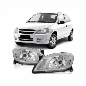 Farol Celta Prismaa Cromado 2006 2007 2008 2009 2010 Direito