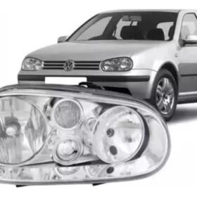 Farol Cromado Celta Prisma 2006 2007 2008 2009 Esquerdo