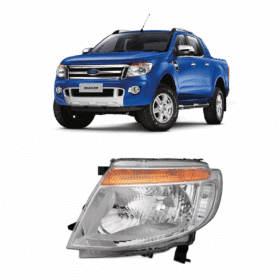 Farol Ranger Mascara Cromado 2012 2013 2014 2015 Esquerdo
