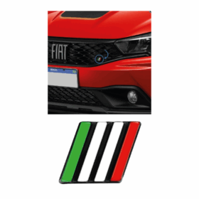 Emblema Fiat Italia Traseiro Cromado