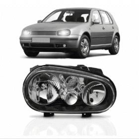 Farol Golf 1999 2006 Mascara Negra Direito