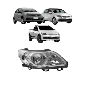 Farol Gol G5 Crom Simples Arteb 2009 2010 2011 Direito