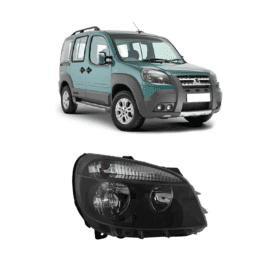 Farol Doblo A Masc Negra Magneti 2010 2011 2012 Direito