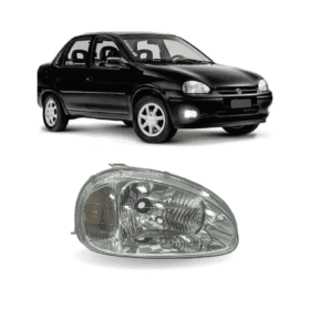 Farol Corsa Carc Cinza Arteb 2000 Direito