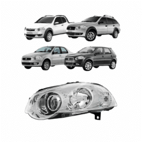 Farol Paliosiena Bb Cvolta Todo Crom Magneti Esquerdo