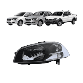 Farol Palio A Reto Preto Magneti 2009 2010 2011 Esquerdo