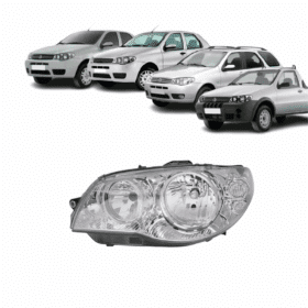 Farol Palio A Sapao Todo Crom Magneti 2020 Esquerdo