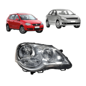 Farol Polo A Crom Magneti 2006 2007 2008 2009 2010 Direito