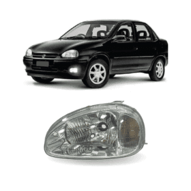 Farol Corsa Carc Cinza Arteb 2000 Esquerdo