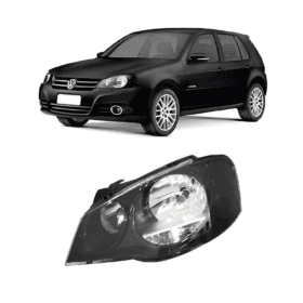 Farol Golf Masc Negra Magneti 2008 2009 2010 2011 Esquerdo