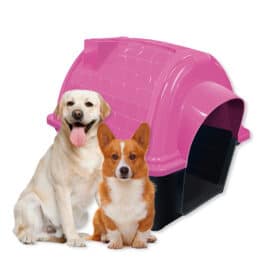 Casinha Pet Raças Médias e Grandes N5 para Cachorro Rosa