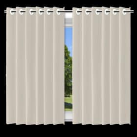 Cortina Blackout Bege c/ ilhos - 280x180cm