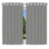 Cortina Blackout 2 em 1 Voil Cinza 280x180cm