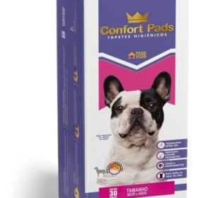 Tapete Higiênico Cachorro 80x60cm Confort Pads 30un Bering