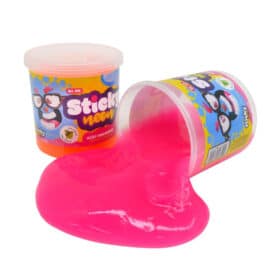 01 Pote de Slime Geleca 130g Coloridas Neon- Sortido