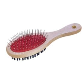 Escova Dupla Cabo Madeira - 23cm