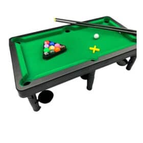 Brinquedo Mesa De Bilhar Snooker Sinuca Com 2 Tacos