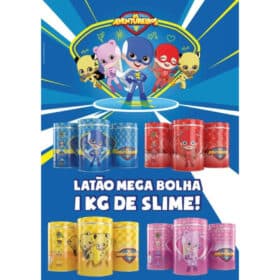 Latão Mega Bolha Super Slime Sortido - 1kg