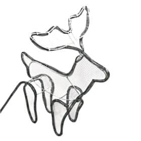 Armação de Rena com Trenó Natalina LED 127V Bering