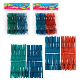 Conjunto de Prendedores de Roupas 24 Unidades Bering