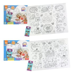 Tapete Colorir Lavável Caixa de Giz Sortido Bering